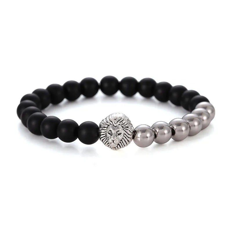 Pulsera Acero Cabeza de Leon
